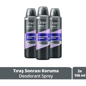 Men Care Deodorant Tıraş Sonrası Koruma 150 ml - 3 Adet