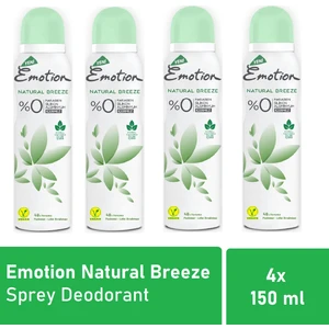 Kadın Deodorant Natural Breeze 150 ml - 4 Adet