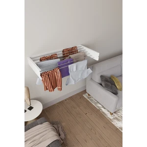 Pratik Çamaşır Kurutmalığı Dekoratif Askılık 120CM