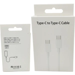 Type-C To Type-C (Beyaz) Şarj Kablosu EP-DG970BBE