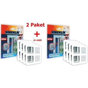 Sineklik Yaması Sineklik Tamir Bantı Kendinden Yapışkanlı 10X10CM 4AD X2 Paket