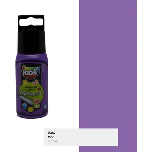 Funny Kids Yap Yapıştır Cam Boyası 60CC - 7504 Mor