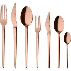 5700 Cius 12 Kişilik 84 Parça Titanyum Bronz Çatal Kaşık Bıçak Takımı
