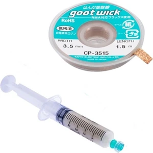 Flux Lehim Toplama CP-3515 Lehim Sökme Teli 3.5 mm 1,5 mt