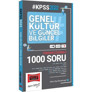 Yargı Yayınevi KPSS 2022 Genel Kültür  ve Güncel Bilgiler Tamamı Çözümlü Soru Bankası