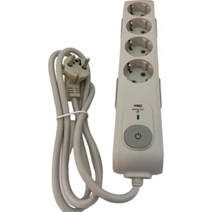 Şok Korumalı 4'lü 1.5m Grup Priz