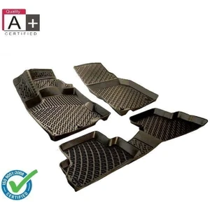Sare Tuning Renault Symbol 1999-2012 / Clıo 2 99-06 Araca Özel 3D Havuzlu Paspas Takımı Siyah