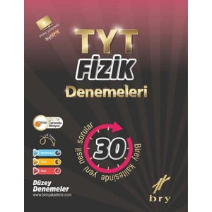Bry Birey Eğitim Yayınları TYT 30'lu Fizik Deneme (Ciltli)
