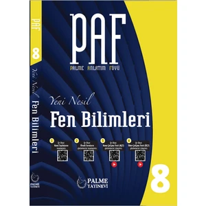 Palme Yayıncılık 8. Sınıf Fen Bilimleri Paf Konu Anlatım Föyleri (Ciltli)