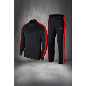 Poseidon Storm Büyük Beden Erkek Siyah Supra Penye Ter Yapmaz Nefes Alabilir Kumaş Eşofman Takımı Seti (4xl- 10XL)
