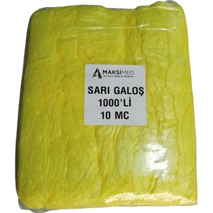 Galoş Sarı 1000'li Tek Kullanımlık Galoş