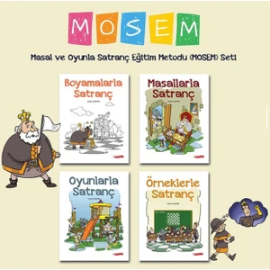 Masal ve Oyunla Satranç Eğitim Metodu Seti 4 Kitap