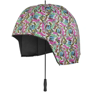 Love Home Yaratıcı Kask Vinil Şapka Şemsiye Kamuflaj Güneşlik Çift Şemsiye(Yurt Dışından)