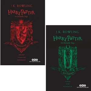 Harry Potter ve Felsefe Taşı 2 Kitap - Gryffindor - Slytherin