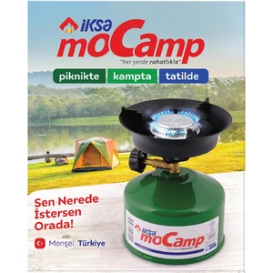 Iksa Mocamp Portatif Çakmak Gazlı Kullanım Pratik Kamp Ocağı Yeni Model