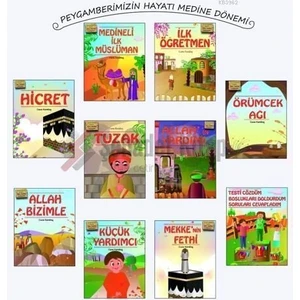 Çocuklar İçin Peygamberimizin Hayatı Serisi Medine Dönemi 10 Kitap Set