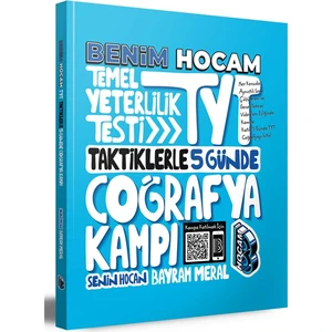Benim Hocam Yayınları  2023 TYT Taktiklerle 5 Günde Coğrafya Kampı