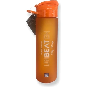 Unbeaten Tritan Pipetli Matara Suluk 600 ml Turuncu