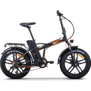 Rks Rs3 Pro x Katlanabilir Elektrikli Bisiklet Siyah