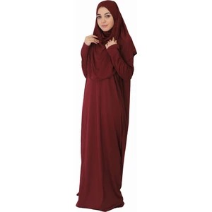 Zehranaz Namaz Elbisesi Bordo S