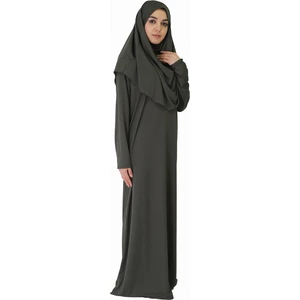 Zehranaz Namaz Elbisesi Koyu Haki S