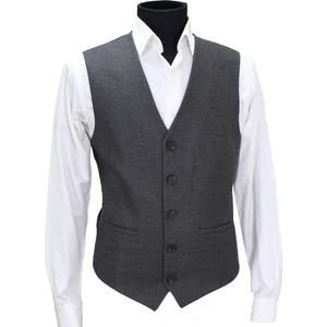 Mentor Regalo Erkek Yelek V Yaka Koyu Gri 50382