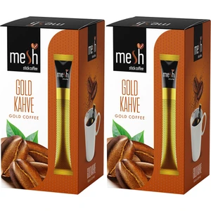 Mesh Stick Granül Kahve Gold Kahve 2 Paket Bir Arada