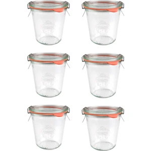 Kavanoz Cam Saklama Kabı 290 ml Bardak Tip (6'lı Paket)