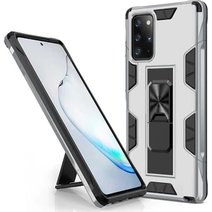 Galaxy Note 20 Kılıf Htstore Zore Volve Kapak-Gri