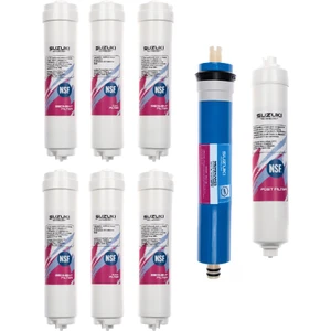 Suzukı Technology 12 Inç Kapalı Kasa Su Arıtma Cihazı 1 Yıllık Tam Set Filtre Takımı (8 Filtre)