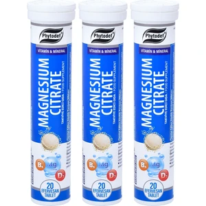 Magnezyum Sitrat Efervesan Tablet - 20 Adet X 3 Adet