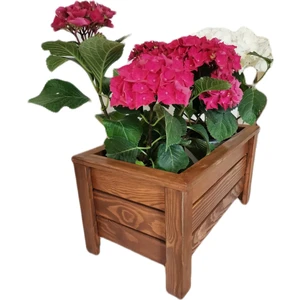 İnci Mobilya Ahşap Saksı  50x30x30