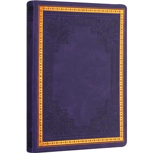 Victoria's Journals Vintage Old Book Defter 14X20 cm Çizgili Mor