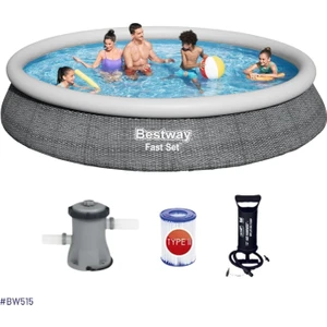 Büyük Şişme Havuz Seti 457X84CM Bw 515