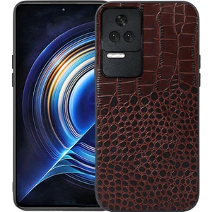 Xiaomi Redmi K50 / K50 Pro 5G Kahve İçin Orijinal Deri Kılıf (Yurt Dışından)