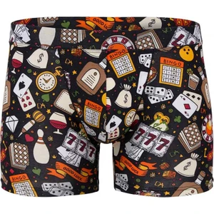 Erkek Modal Çok Renkli Baskılı Torbalı  Normal Paça Boxer 1817