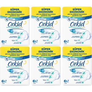 Extra Hassas Koruma Hijyenik Ped Gece 14' Lü 6 Paket