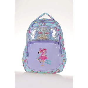 Kids  Love Unicorn Okul Çantası 39X29X16 Rugan Pullu L5068