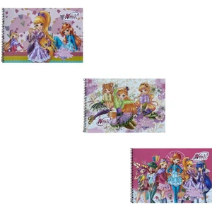 Winx 17X24 Spiralli Resim Defteri 15 Yp 3'lü