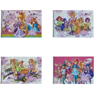 Winx 17X24 Spiralli Resim Defteri 15 Yp 4'lü