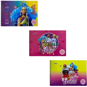 Barbie 25X35 Spiralli Resim Defteri 15 Yp. 3'lü