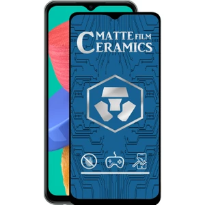 Case World Samsung Galaxy M33 Tam Kaplayan Mat Seramik Nano Esnek Ekran Koruyucu Cam