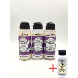 Kadife Tozu Metalik 4lü Set