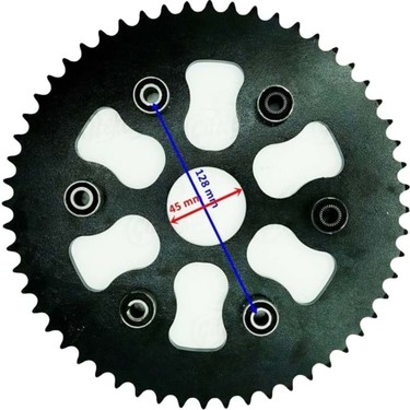 İTHAL Yuki 250 Izci Cross Arka Dişli 428-56T Iç 45 mm 6 Fiyatı