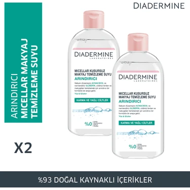 Diadermine Arındırıcı Micellar Kusursuz Makyaj Temizleme Suyu 400 Ml X