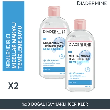 Diadermine Nemlendirici Micellar Kusursuz Makyaj Temizleme Suyu 400 Ml X