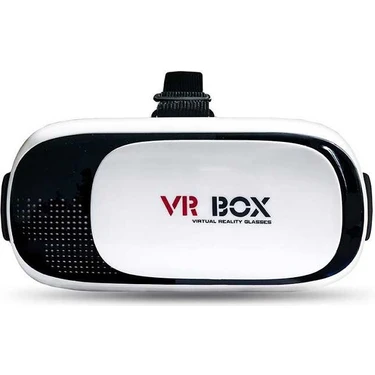 Vrbox Vr Box 3D Beyaz Sanal Gerçeklik Gözlüğü 4-7” Akıllı Telefonlarla Uyumlu Ergonomik