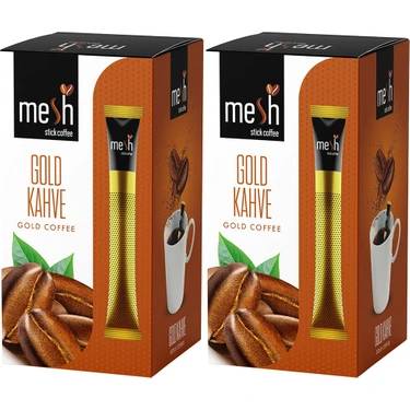 Mesh Stick Granül Kahve Gold Kahve 2 Paket Bir