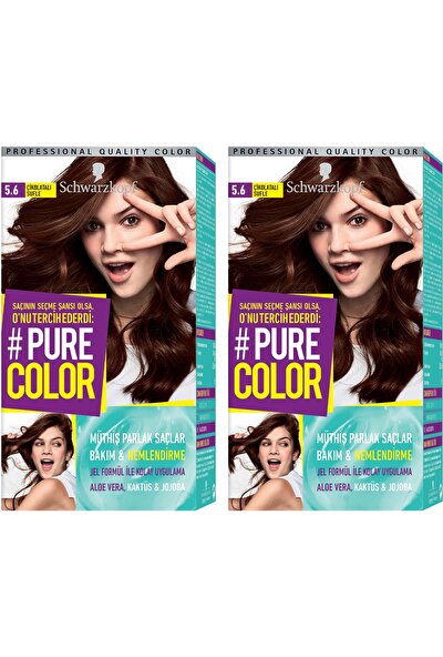 Pure Color Saç Boyası 5-6 Çikolatalı Sufle X 2 Adet