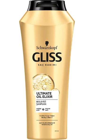 Gliss Ultimate Oil Elixir Şampuan 500 Ml X 6 Adet